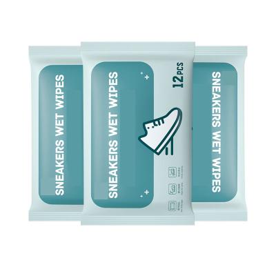 China Shoe Cleaner Small Pack Travel Cleaning Athletic Sneaker Cleaning Wet Shoe Cloths for sale