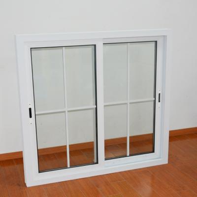 China White Magnetic Screen PVC And Upvc Hang Window With Excellent Grill Design For House for sale