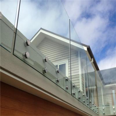 China New Design Contemporary Outdoor Duplex 2205 Balustrade Balcony Balustrade Stair Railings Glass Stair Railings for sale