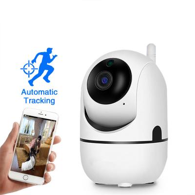 China Human Motion Tracking App 2 Way Hd Night Vision h.264 SD Card Storage Dual P2P Audio IP Wifi Camera With Speaker for sale