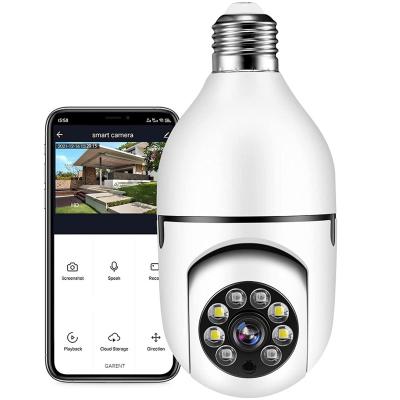 China 1080p NIGHT VISION 5g Wireless Auto Tracking 360 Degree Wifi CCTV Security Camera Light Wifi Bulb for sale