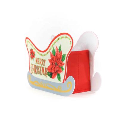 China Folding Decorative Christmas Storage Box Sublimation Felt Felt Storage Box for sale