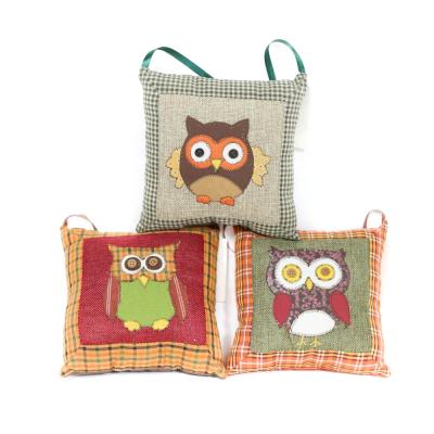 China Decor Canvas Owl Home Harvest Thanksgiving Hanging Ornaments for sale