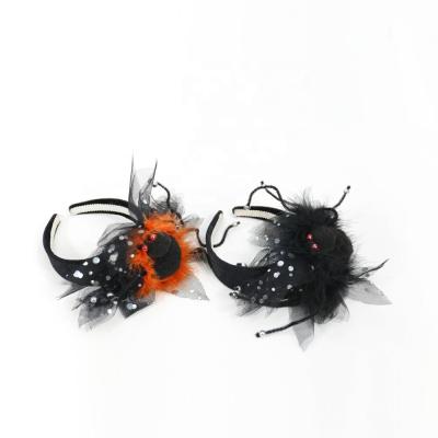 China Polyester China Spider Party Kids Halloween Props Decoration Headband for sale