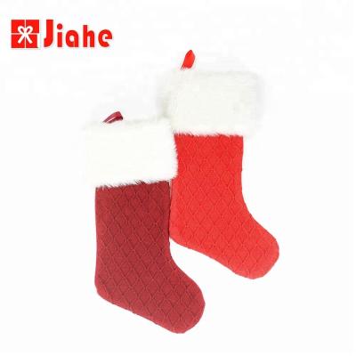 China Wholesale Custom Christmas Knit Christmas Knitted Stockings for sale