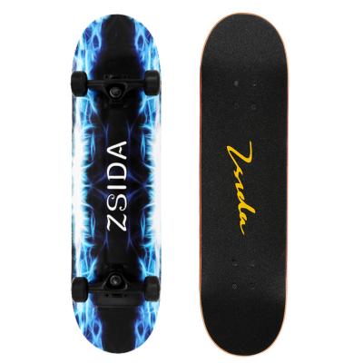 China Young Skateboard Beginner PU Wheel Sports Outdoors Double Dance Distorted Skateboard for sale