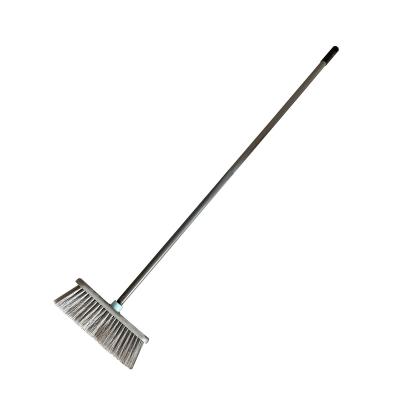 China Lightweight Plastic Wire Home Floor Cleaning Brush Quick Head Brooms for sale