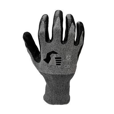 China Dexterity Hot Selling Comfortable And Soft TPR+Nitrile Cut Resistant Hand Protection for sale