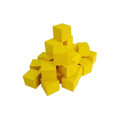 China Building Toy GD Wooden Yellow 2cm Cube; cube wood/wooden math toys/wooden toys for kids for sale