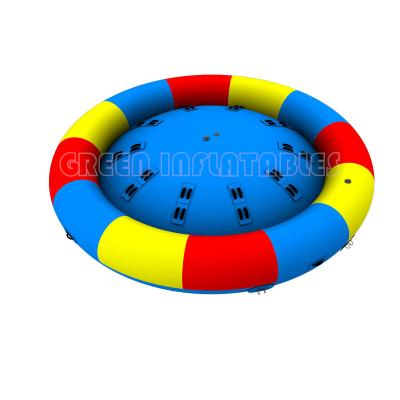 China Water Toy Inflatable Disco Boat Towable / Inflatable Flying Disco Boat For Water Sports for sale