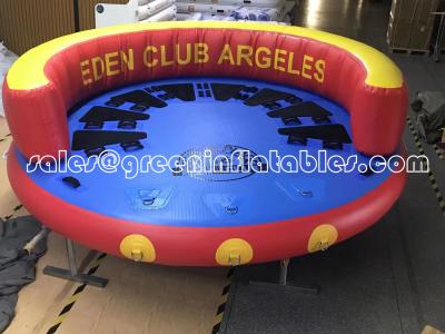 中国 3 Person Towable Tube for Boating, Inflatable Towable Tubes for Boats 1-3 Rider, Water Sports Tube with Dual Front and B 販売のため