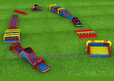 China Outdoor Indoor Commercial Inflatable Trampoline Play Park Obstacle Inflatable Theme Park Inflatable Amusement Park for sale