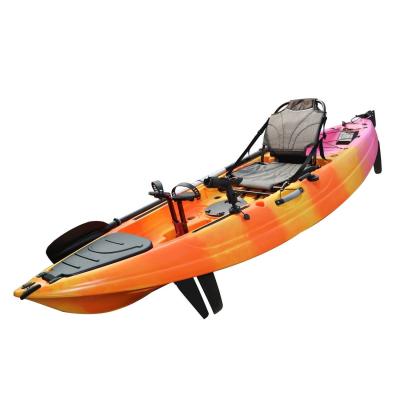 Cina 2022 Chinese Kayak 290 cm Fishing Single Seat Kayak Single Flap Pedal Kayak in vendita