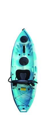 Cina 10ft Sit On Top Single Person Wild Water Fishing Kayak With Deluxe Seat And Fishing Find Hole in vendita