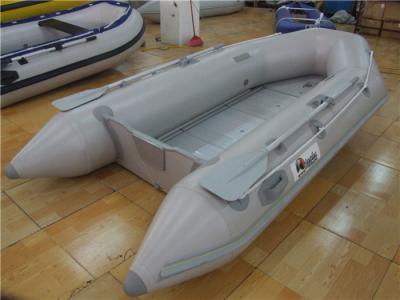 China V Shaped PVC Inflatable Boat With 4 Individual Air Chambers / Aluminum Floor for sale