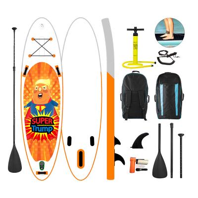 中国 2022 new design inflatable stand up padlle board soft top air inflate sup paddle board with fins 販売のため