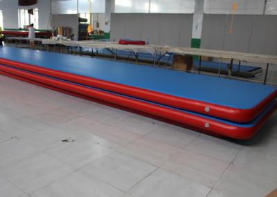 China Kids Gymnastic Club Blow Up Gymnastics Mat , Inflatable Cheer Mat Long Life Span for sale