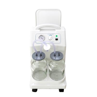 China Hot Selling ICU Hospital Medical Home 2 Surgical Bottles Push Type Portable Medical Electric Suction Machine Medical Suction Pump for sale