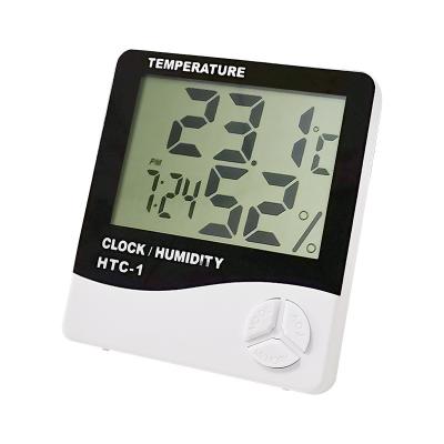 China Plastic Digital Thermometer Hygrometer Digital Temperature And Humidity Meter for sale