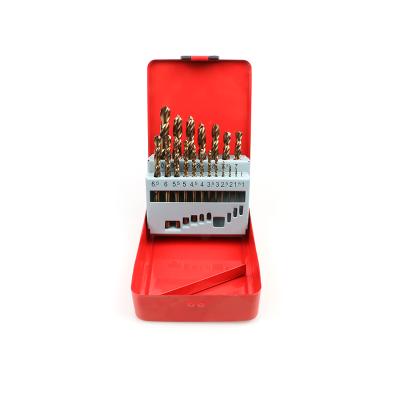 China High Quality Metal Drilling Factory HSS Twist 13PCS Titanium Drill Bits Set For Metal Drilling for sale