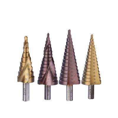 China Metal Drilling Factory High Quality Step Drill Cobalt Bit Drill Bit Steps For Stainless Steel for sale