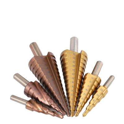 China High Quality Metal Drilling Factory HSS Step Taper Drill Bits For Hard Steel Sheet Drilling for sale