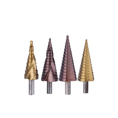 China Metal Drilling Factory High Quality HSS Carbid Step Drill Bits For Metal Drillbitsstep Drilling for sale