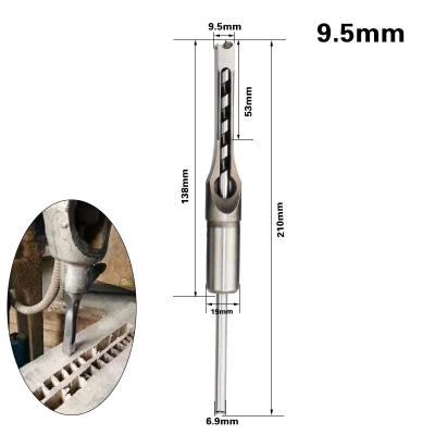 China High Quality Woodworking Factory Square Hole Hand Drill Bit Wood Chisel Set For Wood Drilling for sale