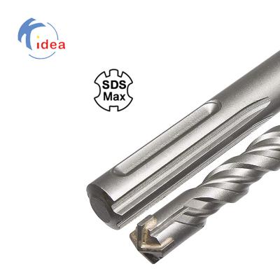 China Masonry Drilling Factory High Quality Carbide Tipped SDS Max Shank Hammer Drills Bit For Concrete Drilling for sale