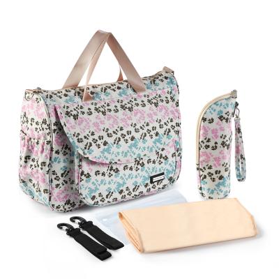 China Latest Handbag Antibacterial Baby Diaper Bag For Mommy And Daddy Suitable Diaper Diaper Stroller Diaper Bag for sale