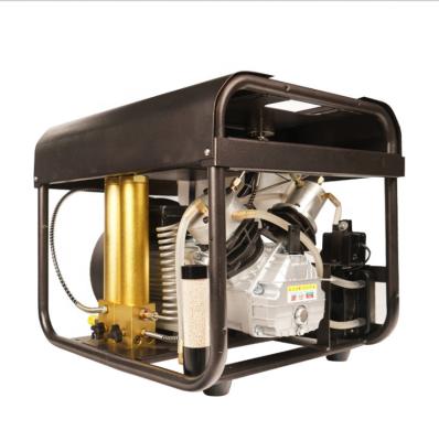 China JINGCHUN 4500psi 300bar Double Filter Dry Air Lubricated Diving Breathing Air Compressor for sale