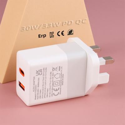 China Mobile Phone KYT 30W R-U Plug CE/KC/Rohs/Erp Type Super Fast Cargador Mobile Phone Charger C USB Charger Charger For iPhone Apple Samsung for sale