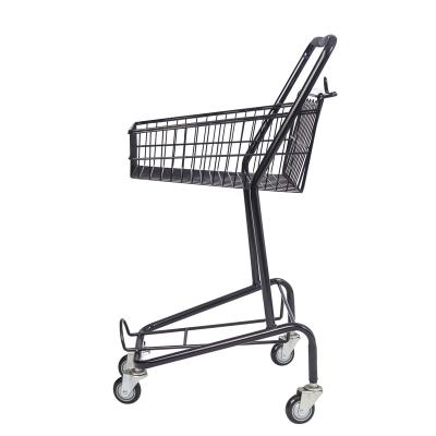 China Single Sided Single Sided Basket Trolley for sale