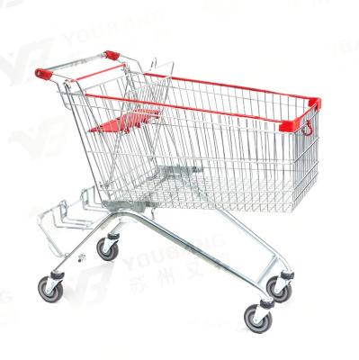 China The latest production factory practical convenient supermarket trolleys are of good quality for sale