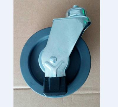 China RP Material RP Material 5 Inch Hand Shopping Trolley Caster Wheel For Supermarket for sale