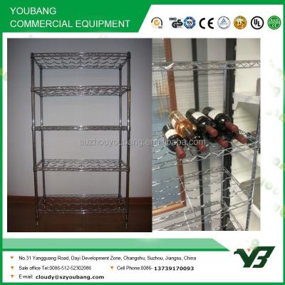 China 2015 Hot Sale NSF 100KGS 5 Tiers House Wine Durable Heavy Duty Shelf (YB-WS023) for sale