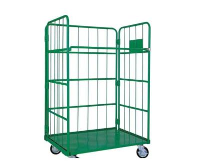 China Factory Direct Supermarket Supermarket Folding Steel Storage Container for sale