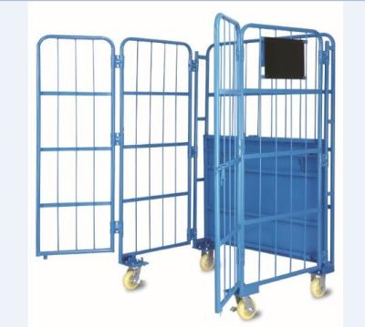 China Youbang heavy duty steel logistic trolley with wheels for sale