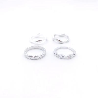 China CLASSIC Hot Sale Wedding Rings Set Wedding Rings Set Couple Engagement Ring Set For Woman for sale