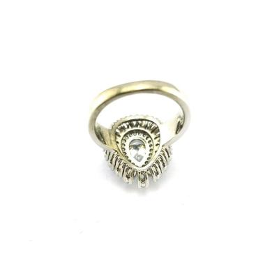 China Wholesale Custom High Quality FASHIONABLE Cheap 925 Sterling Silver Zircon Ring Suitable for Wedding for sale