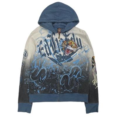 China DiZNEW OEM/ODM Anti-Wrinkle Unisex Digital Oversized Hoodies Sweatshirts Printing Zipper Bape Hoodie Men for sale