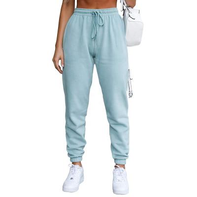 China 2022 New Activewear Jogger Sweatpants Women's Casual Jogger Breathable Fashionable Stylish Soft Performance 2 Pieces Solid Color for sale