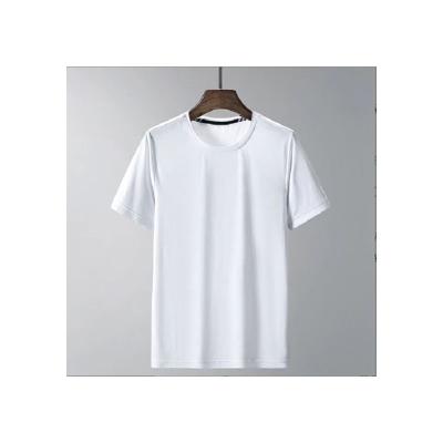 China Classic Solid Color Sleeve Summer Simple Breathable Comfortable Short Loose Washable Soft T-shirt Loose Home T-shirt for sale