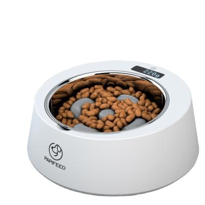 China Quality Guaranteed Unique Automatic Stainless Steel Smart Weighting Guard Kit Slow Feeder Dog Bowl for sale