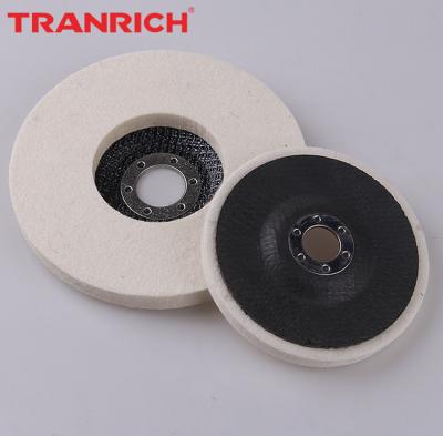 China Auto Body Car Polish Protective Lambswool Car Polish Fin/Wool Detailing Fin Polishing Wheel for sale