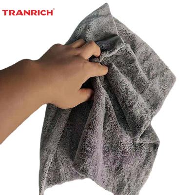 China OEM Microfiber Car Cleaning Towel Water Detailing Towel Super QUICK DRY Absorption Woven Custom Private Label Accept Customized Logo for sale