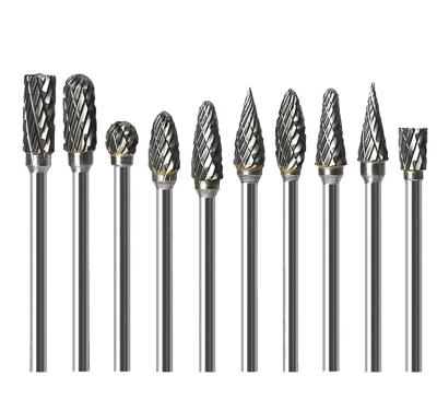 China Concrete Single Cut Tungsten Carbide Burrs Rotary Carbide Burrs For Power Tools for sale