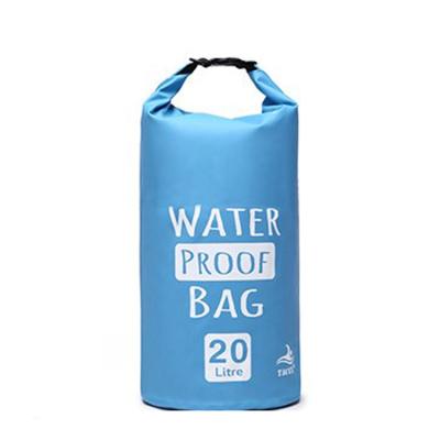 China Swimming Diving 20L Waterproof Barrel Backpack Dry Bag for sale