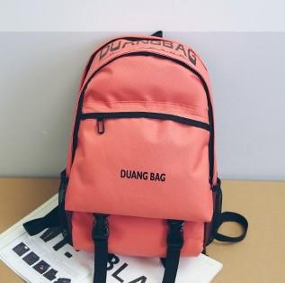 China New Korean version of solid color backpack fashion trend Japanese and Korean student bag factory outlet for sale