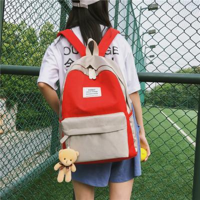 China 2018 summer new harajuku fresh contrast color student fashion pack Korean version fashionable simple backpack for sale